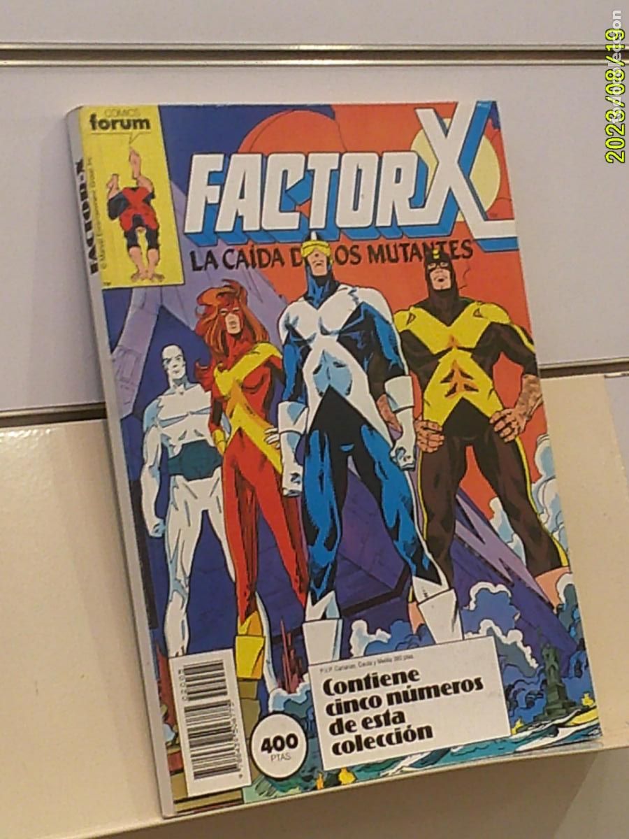 C&oacute;mics: RETAPADO FACTOR-X LA CAIDA DE LOS MUTANTES CONTIENE LOS N&ordm; 21-22-23-24 Y 25 DE LA COLECCION - FORUM