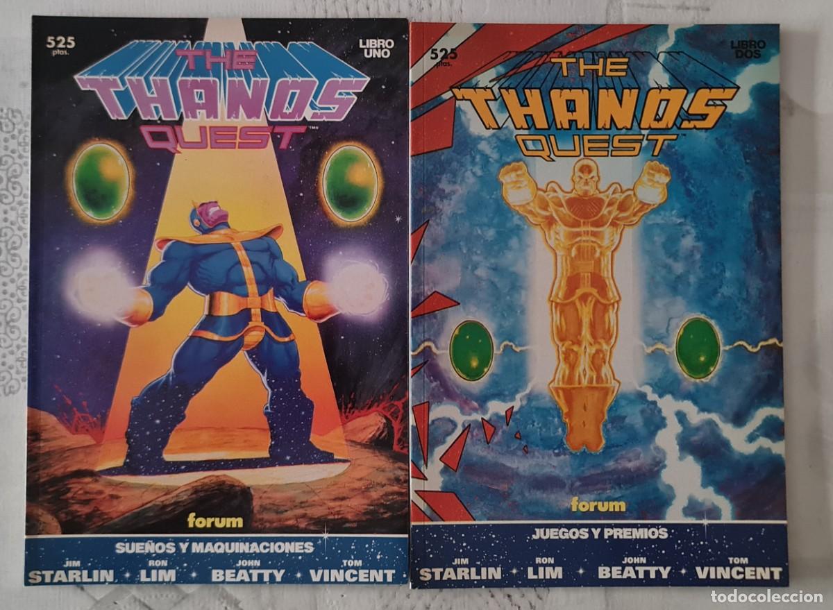 C&oacute;mics: Colecci&oacute;n PRESTIGIO V1 37-38 de 75 THE THANOS QUEST. Jim Starlin y Ron Lim. Comics Forum 1992