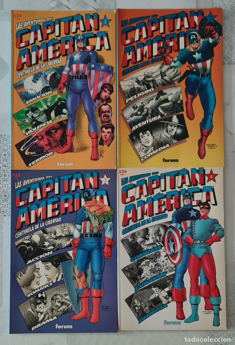 C&oacute;mics: Colecci&oacute;n PRESTIGIO V1 40-42-44-46 de 75 LAS AVENTURAS DEL CAPITAN AMERICA, CENTINELA DE LA LIBERTAD