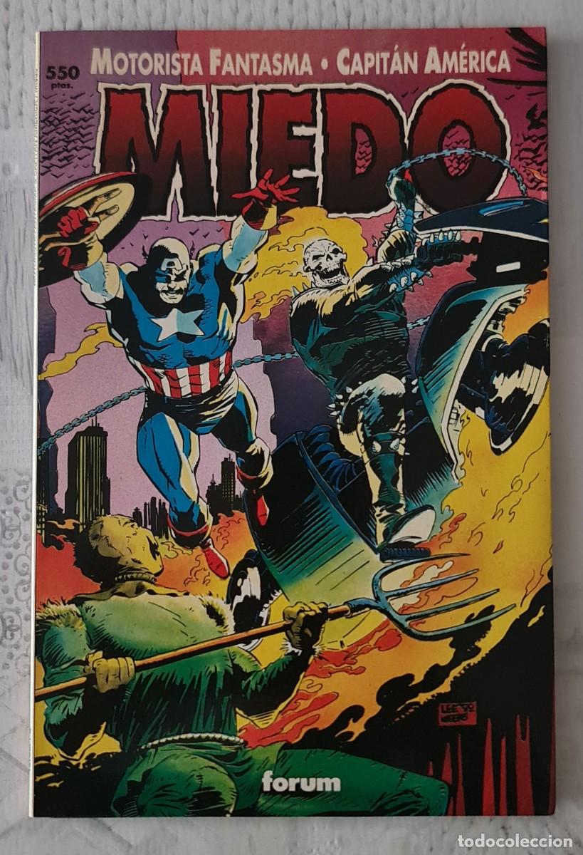 C&oacute;mics: Colecci&oacute;n PRESTIGIO V1 58 de 75 CAPITAN AMERICA / MOTORISTA FANTASMA. MIEDO. Howard Mackie. Forum