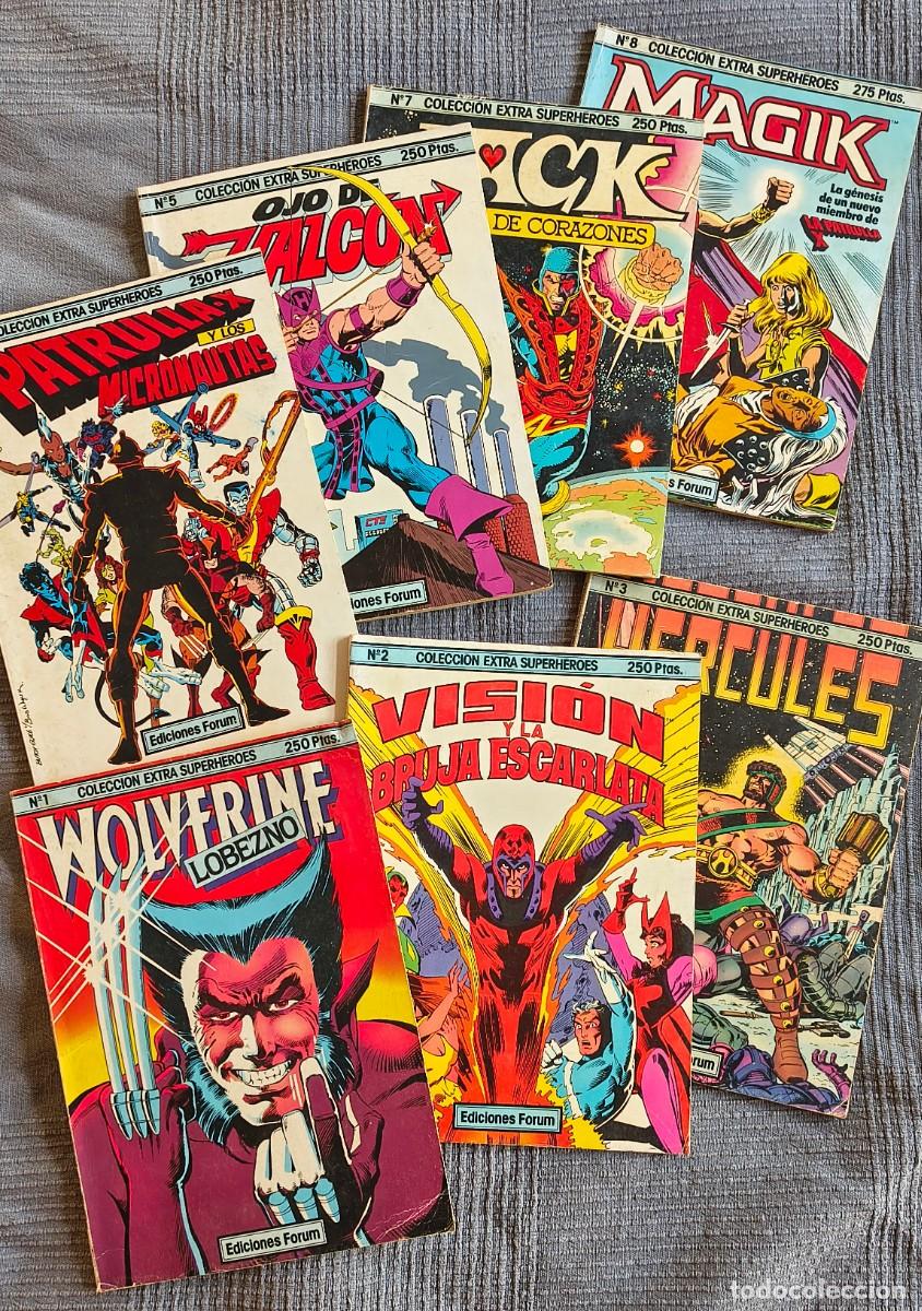 C&oacute;mics: Colecci&oacute;n Extra Superh&eacute;roes Marvel Forum 1983-85 &ndash; 7 n&uacute;meros &ndash; Lobezno n&ordm;1