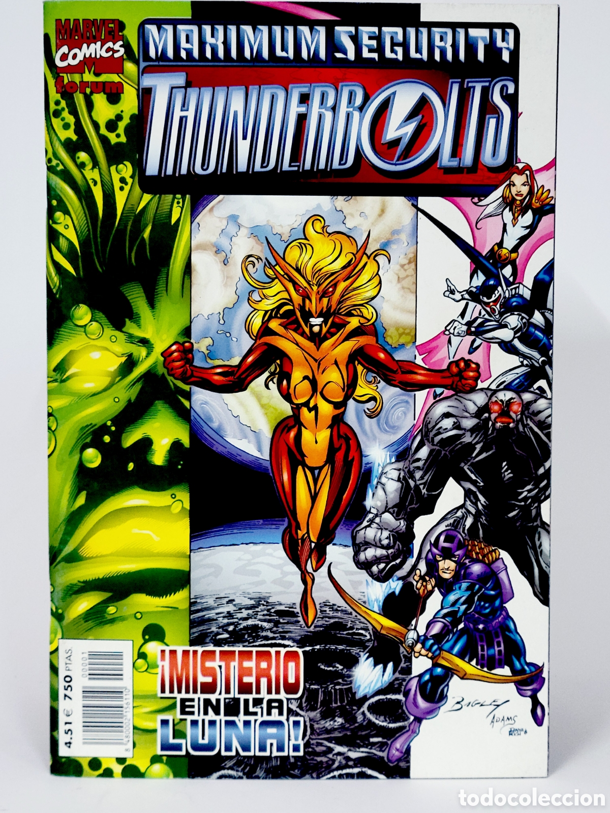 C&oacute;mics: C&Oacute;MIC MAXIMUM SECURITY THUNDERBOLTS VOL.1 FORUM MARVEL VOLUMEN GRAPA DE KIOSCO
