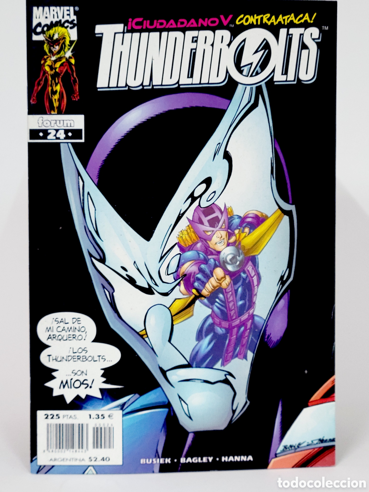 C&oacute;mics: C&Oacute;MIC THUNDERBOLTS 24 VOL.1 CIUDADANO V CONTRAATACA FORUM MARVEL VOLUMEN GRAPA DE KIOSCO