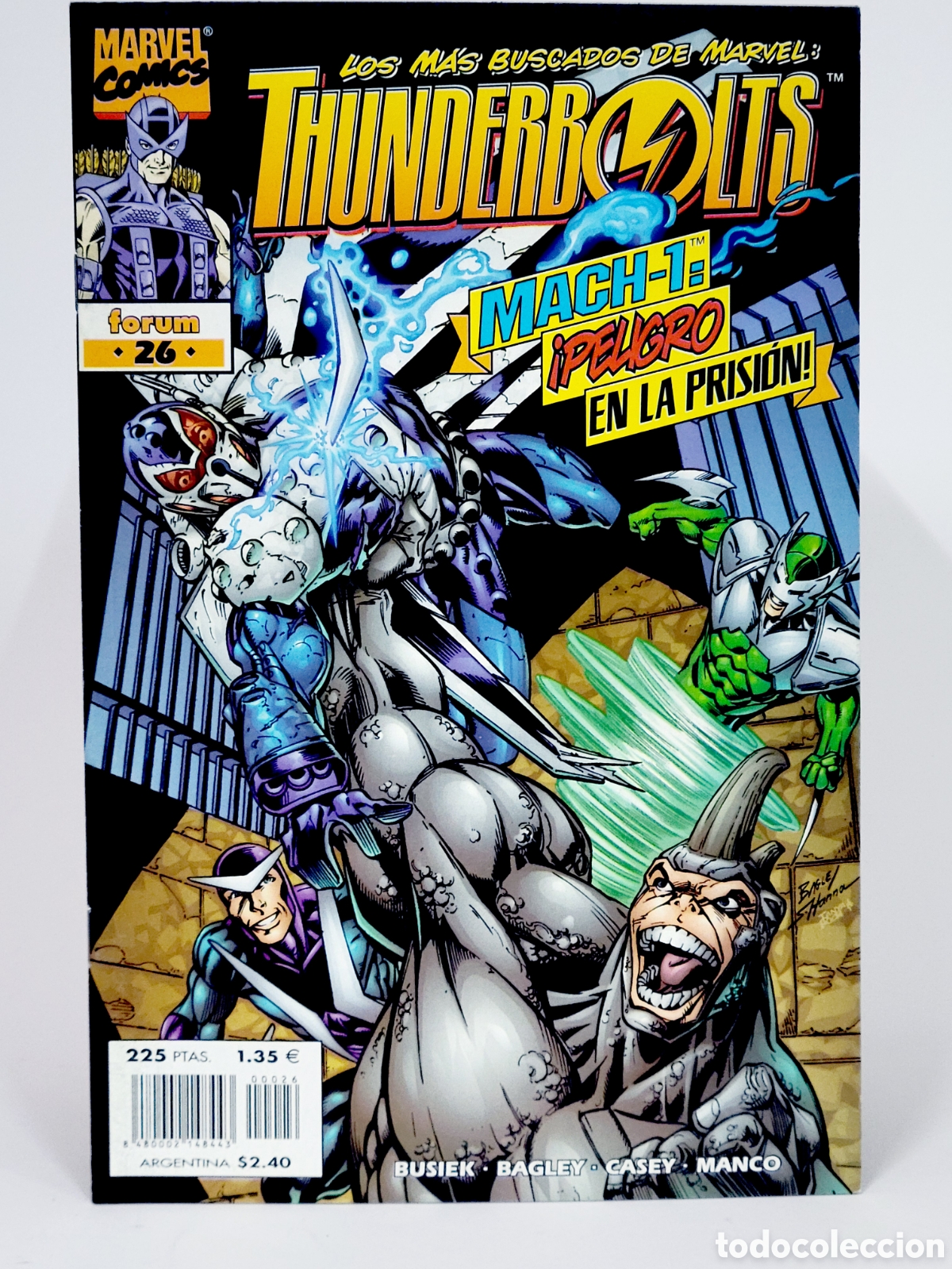 C&oacute;mics: C&Oacute;MIC THUNDERBOLTS 26 VOL.1 FORUM MARVEL VOLUMEN GRAPA DE KIOSCO