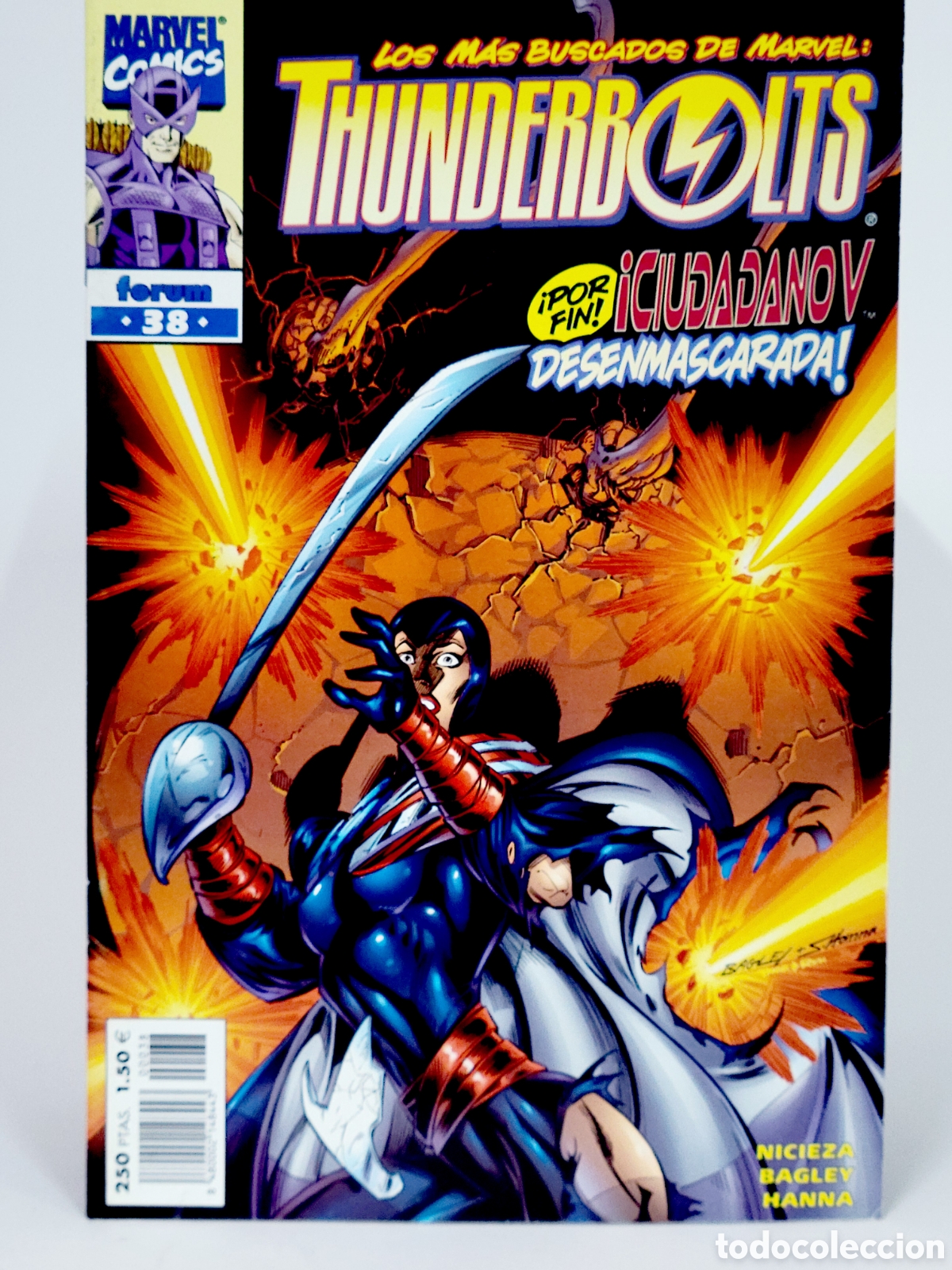C&oacute;mics: C&Oacute;MIC THUNDERBOLTS 38 VOL.1 FORUM MARVEL VOLUMEN GRAPA DE KIOSCO