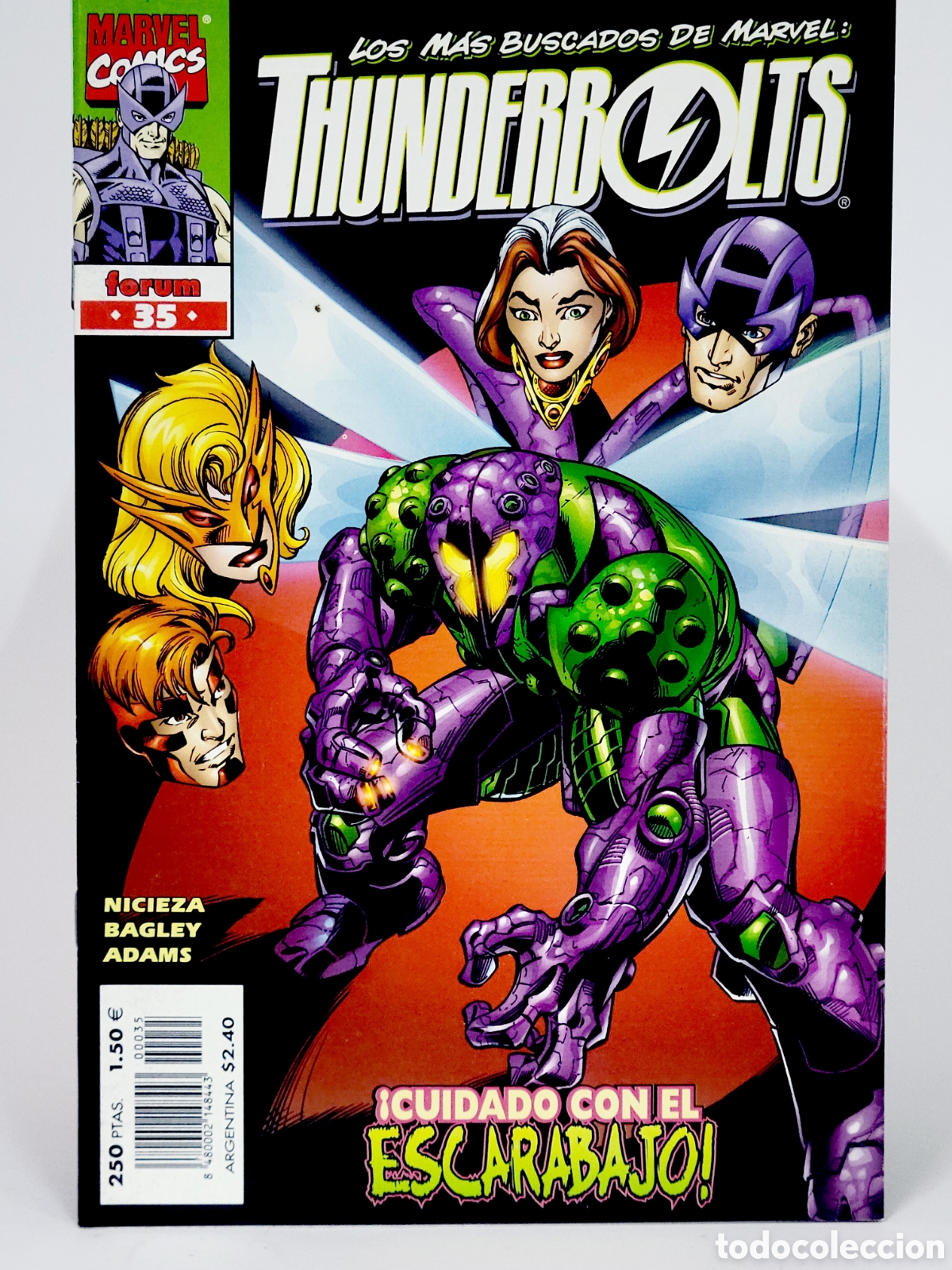 C&oacute;mics: C&Oacute;MIC THUNDERBOLTS 35 VOL.1 FORUM MARVEL VOLUMEN GRAPA DE KIOSCO