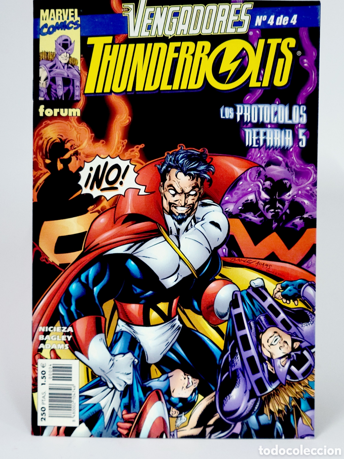 C&oacute;mics: C&Oacute;MIC LOS VENGADORES THUNDERBOLTS 4 FORUM MARVEL GRAPA DE KIOSCO