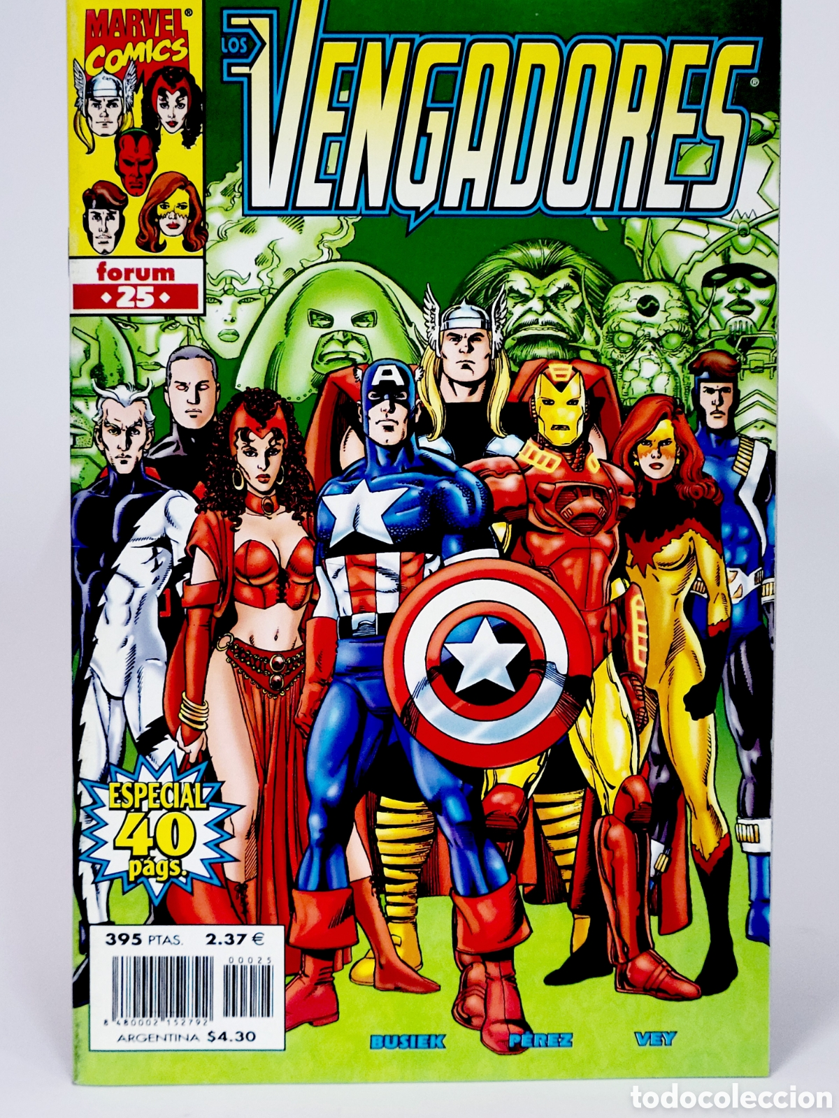C&oacute;mics: C&Oacute;MIC LOS VENGADORES 25 VOL.3 FORUM MARVEL VOLUMEN GRAPA DE KIOSCO