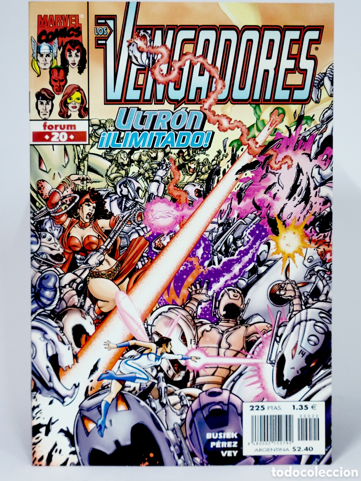 C&oacute;mics: C&Oacute;MIC LOS VENGADORES 20 VOL.3 FORUM MARVEL VOLUMEN GRAPA DE KIOSCO
