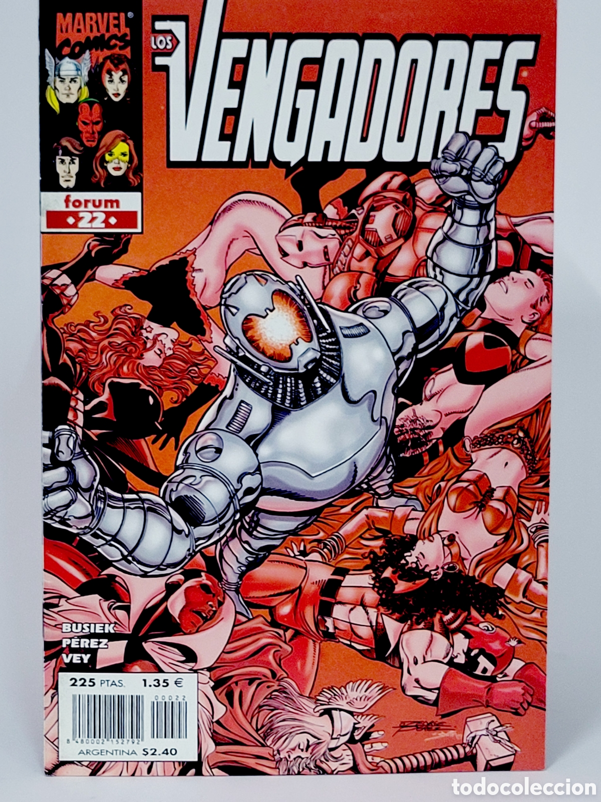 C&oacute;mics: C&Oacute;MIC LOS VENGADORES 22 VOL.3 FORUM MARVEL VOLUMEN GRAPA DE KIOSCO