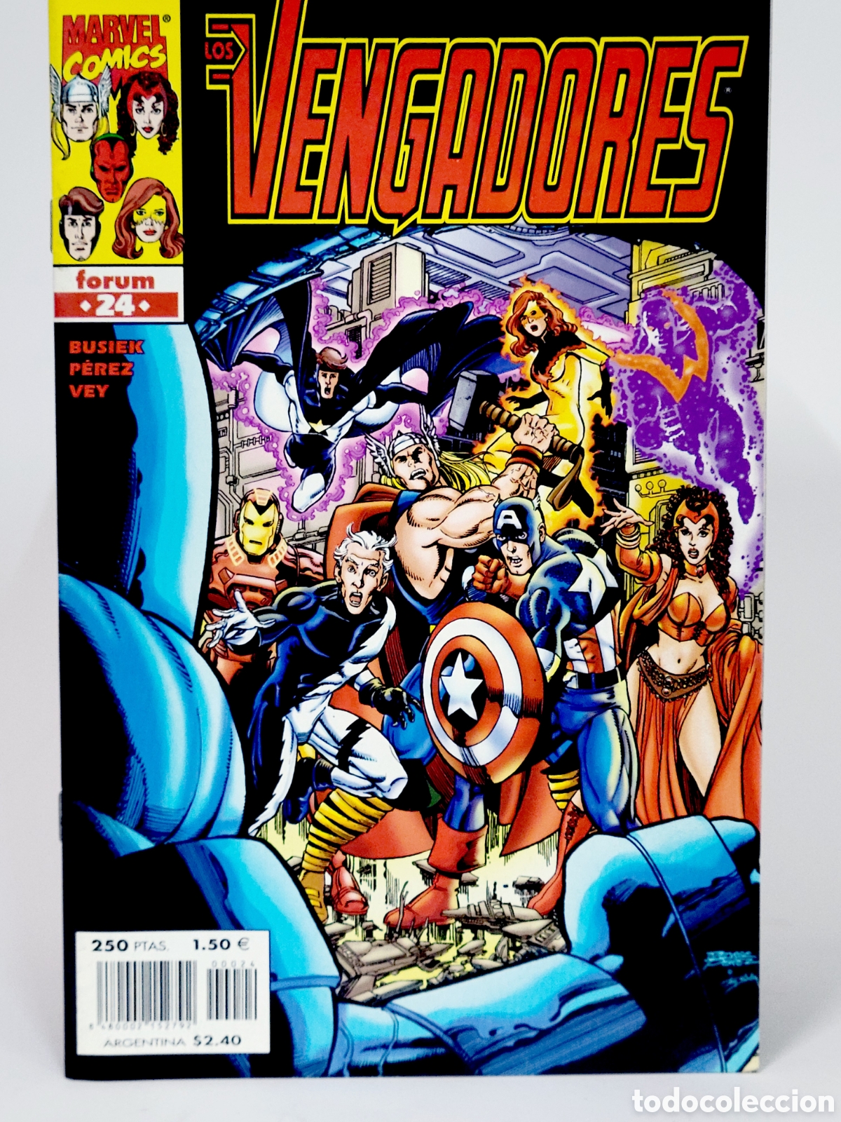 C&oacute;mics: C&Oacute;MIC LOS VENGADORES 24 VOL.3 FORUM MARVEL VOLUMEN GRAPA DE KIOSCO