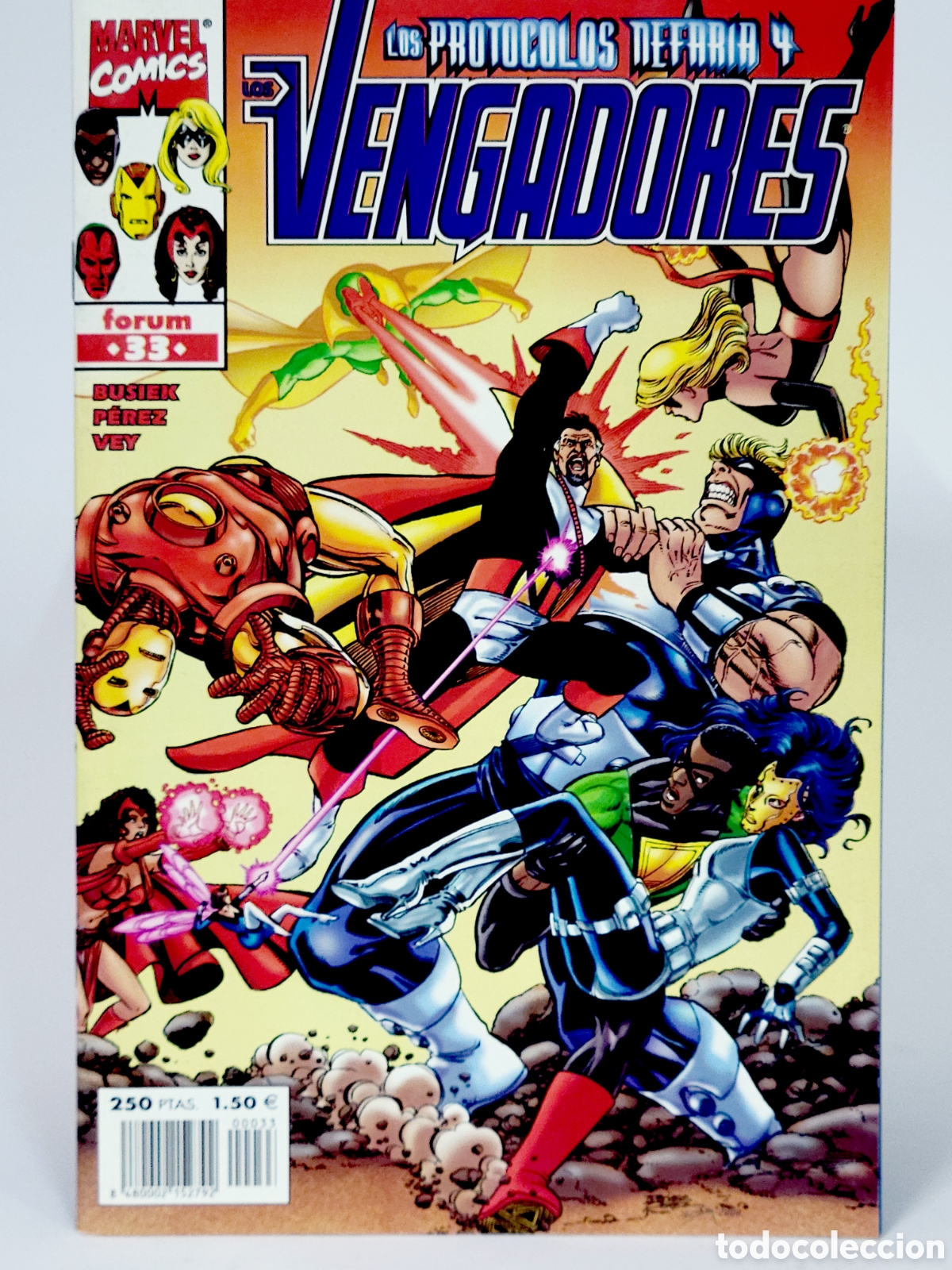 C&oacute;mics: C&Oacute;MIC LOS VENGADORES 33 VOL.3 FORUM MARVEL VOLUMEN GRAPA DE KIOSCO