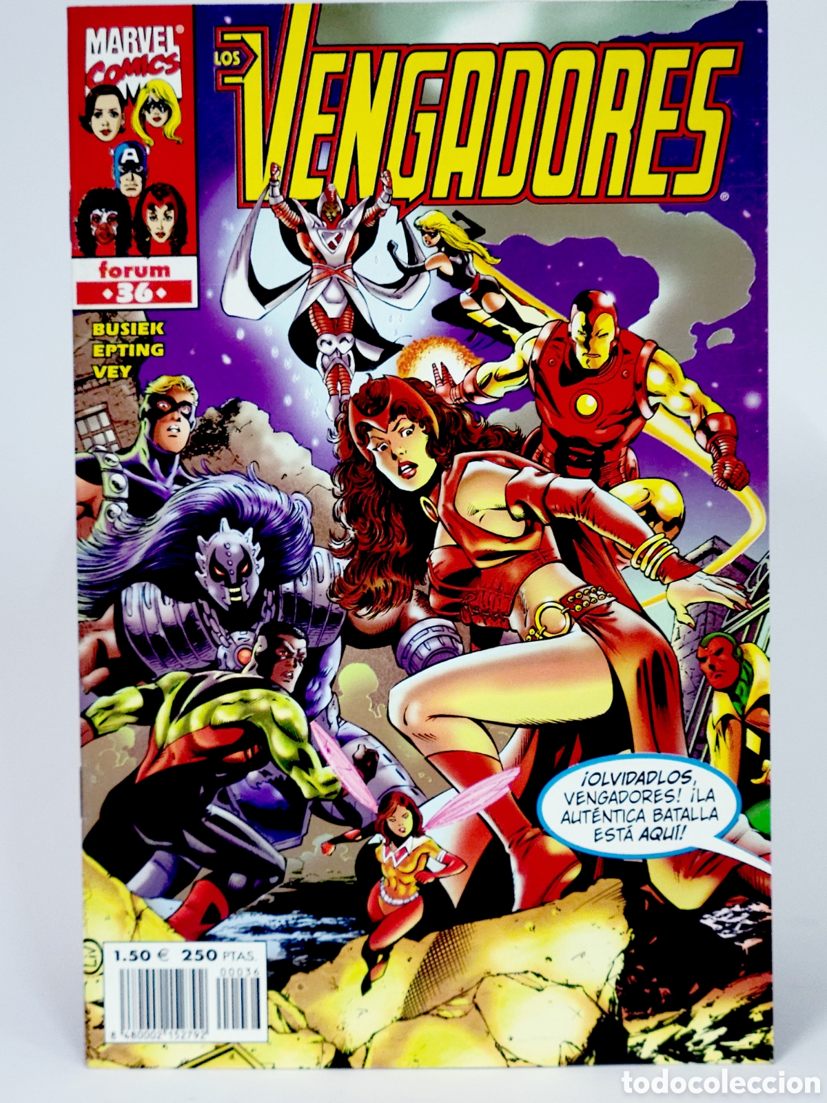 C&oacute;mics: C&Oacute;MIC LOS VENGADORES 36 VOL.3 FORUM MARVEL VOLUMEN GRAPA DE KIOSCO