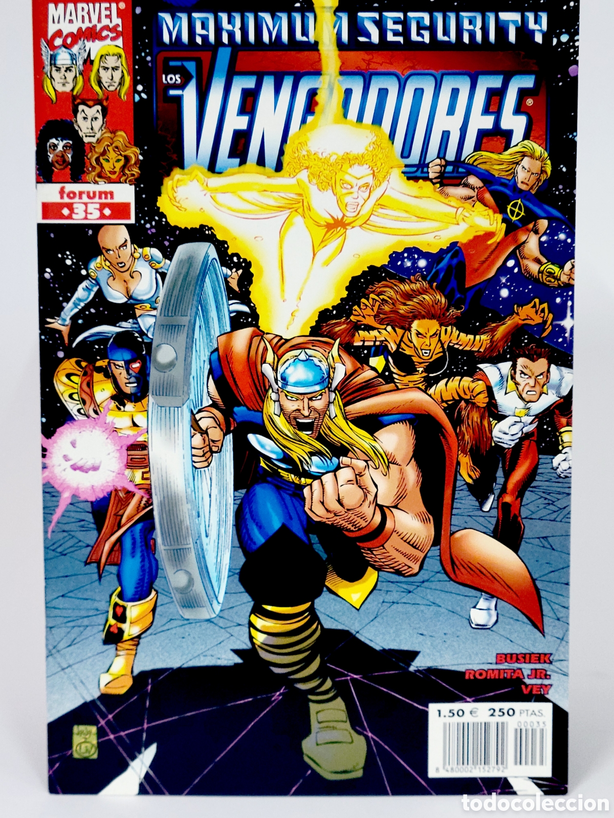 C&oacute;mics: C&Oacute;MIC LOS VENGADORES 35 VOL.3 FORUM MARVEL VOLUMEN GRAPA DE KIOSCO