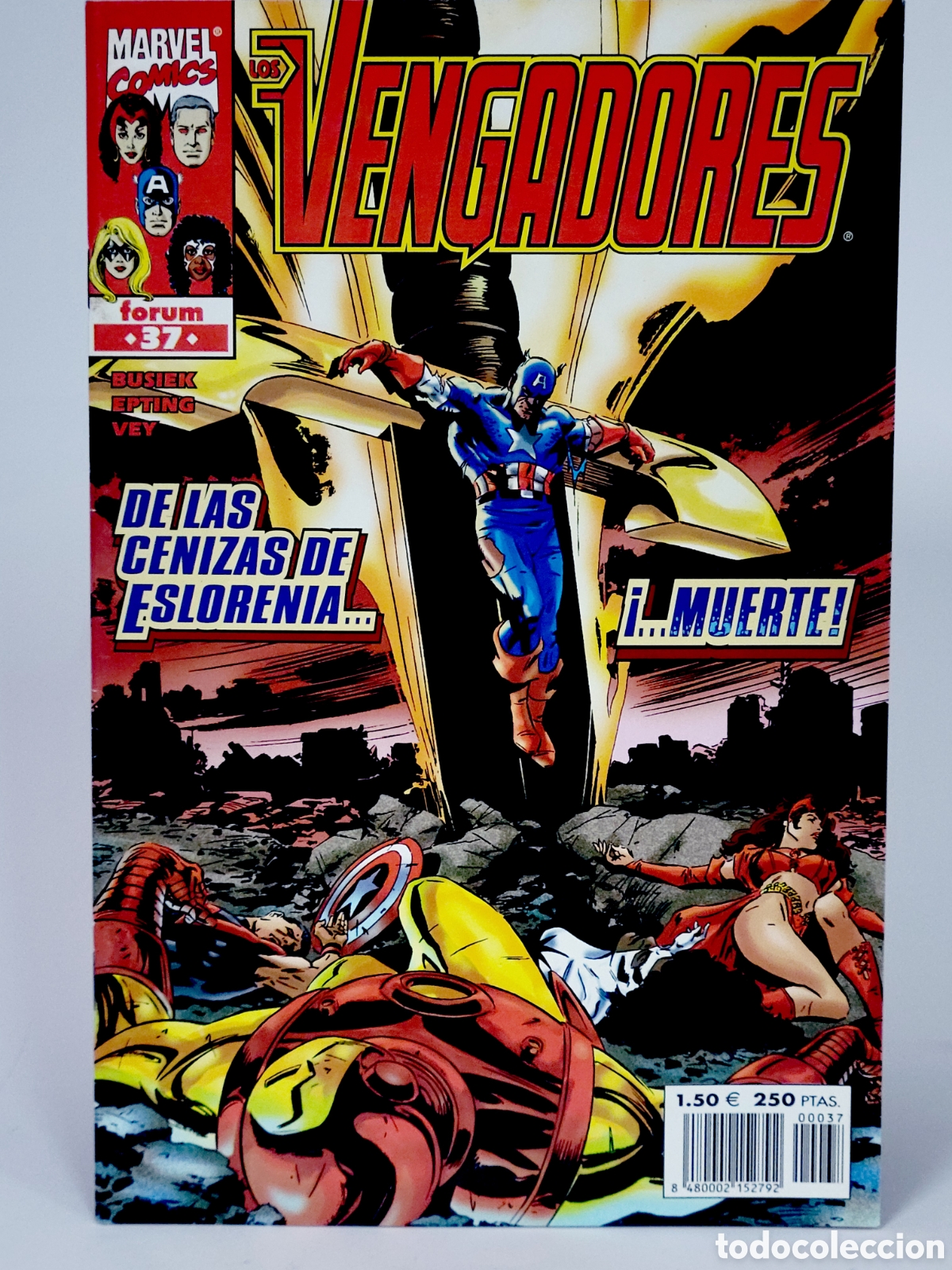 C&oacute;mics: C&Oacute;MIC LOS VENGADORES 37 VOL.3 FORUM MARVEL VOLUMEN GRAPA DE KIOSCO