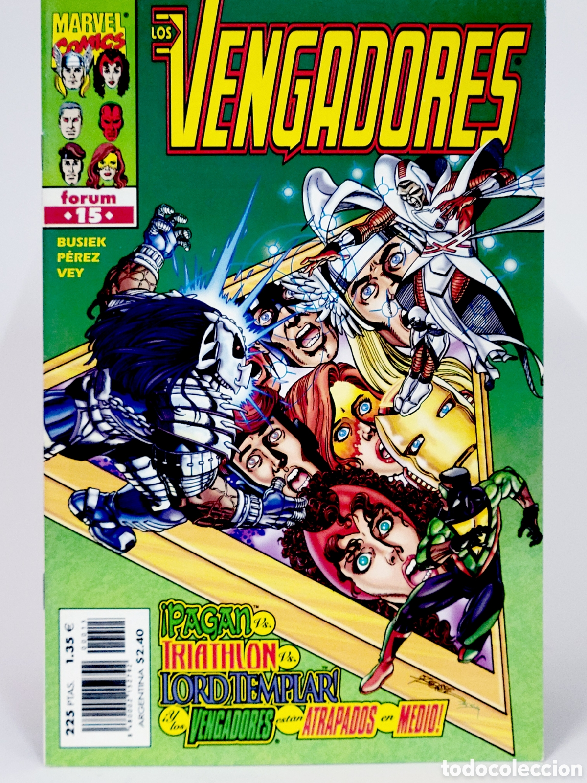 C&oacute;mics: C&Oacute;MIC LOS VENGADORES 15 VOL.3 FORUM MARVEL VOLUMEN GRAPA DE KIOSCO