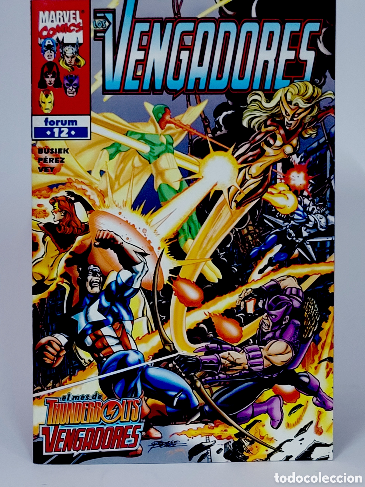 C&oacute;mics: C&Oacute;MIC LOS VENGADORES 12 VOL.3 FORUM MARVEL VOLUMEN GRAPA DE KIOSCO