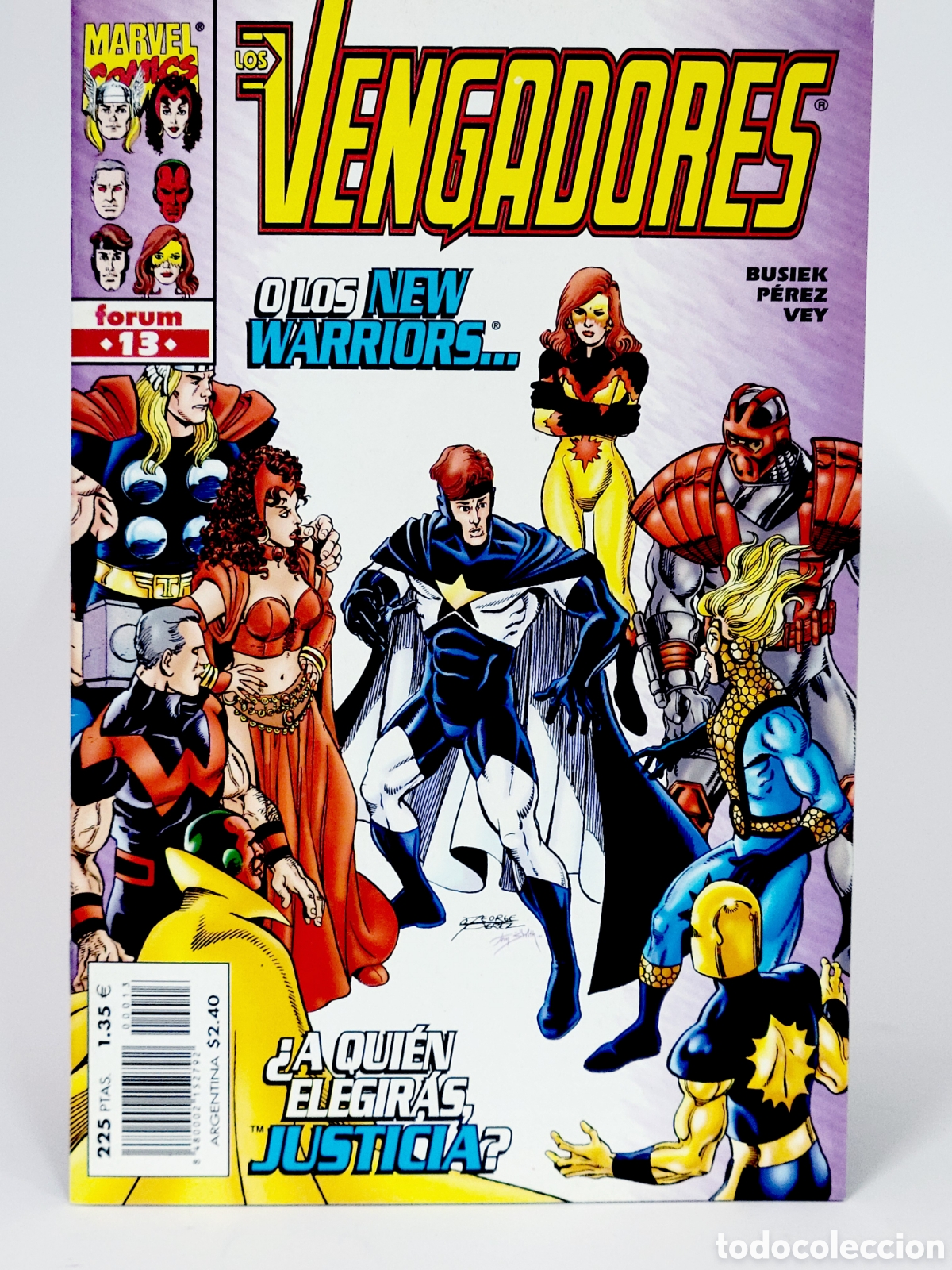 C&oacute;mics: C&Oacute;MIC LOS VENGADORES 13 VOL.3 FORUM MARVEL VOLUMEN GRAPA DE KIOSCO