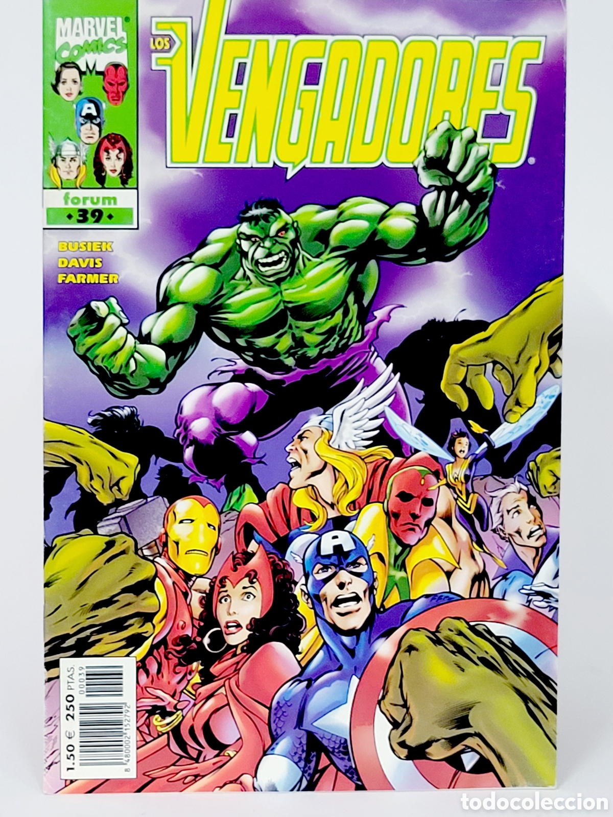 C&oacute;mics: C&Oacute;MIC LOS VENGADORES 39 VOL.3 FORUM MARVEL VOLUMEN GRAPA EXCELENTE ESTADO