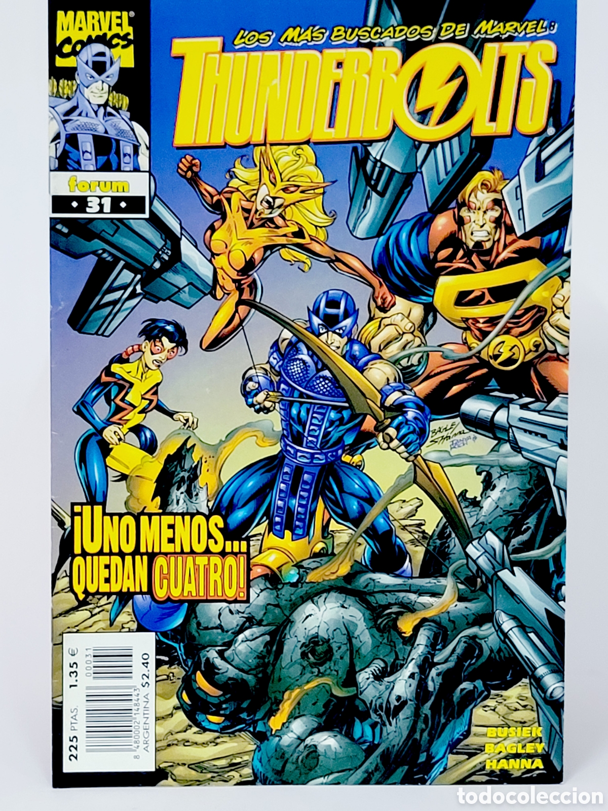 C&oacute;mics: C&Oacute;MIC THUNDERBOLTS 31 VOL.1 FORUM MARVEL VOLUMEN GRAPA EXCELENTE ESTADO