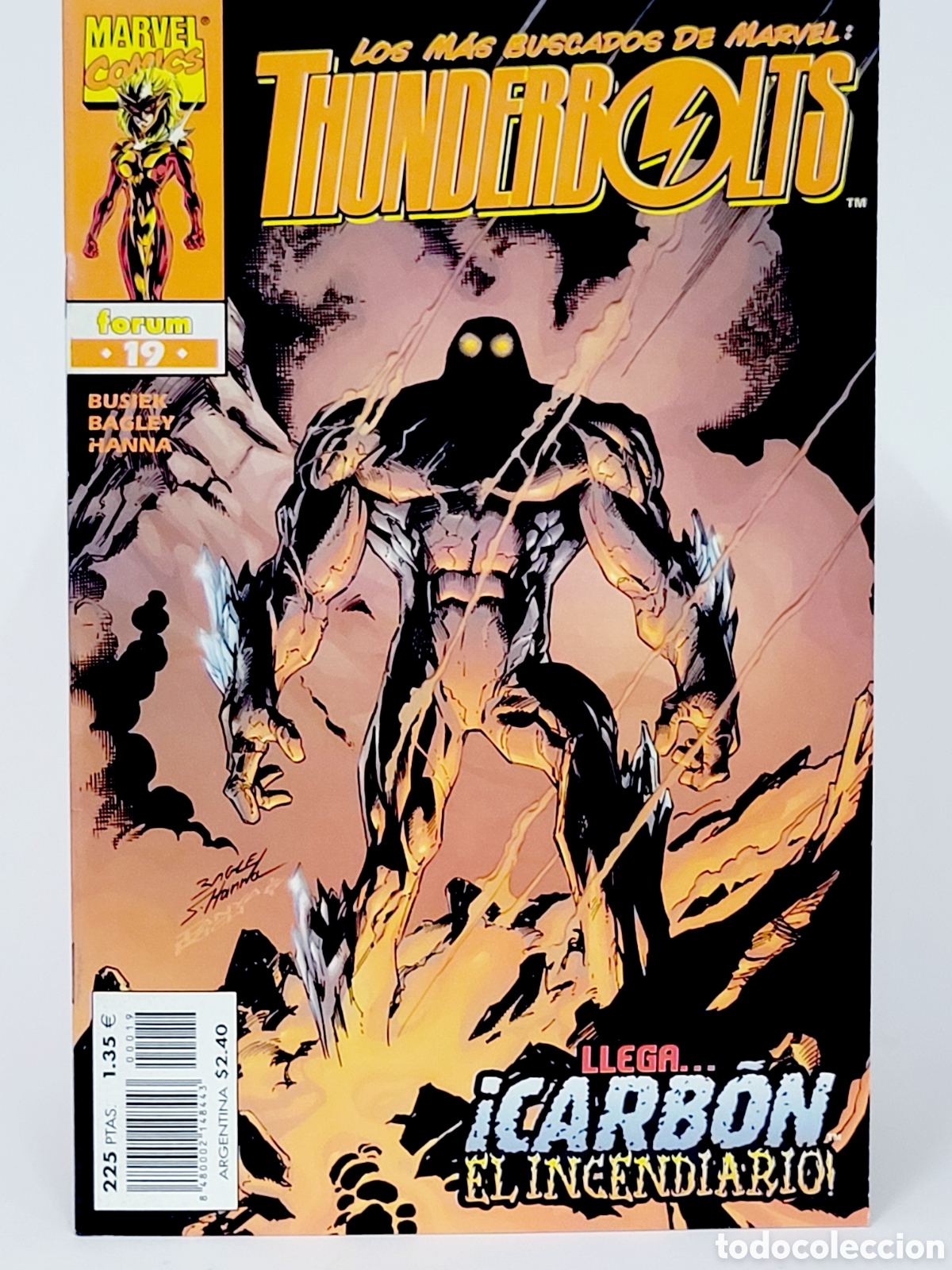 C&oacute;mics: C&Oacute;MIC THUNDERBOLTS 19 VOL.1 FORUM MARVEL VOLUMEN GRAPA EXCELENTE ESTADO