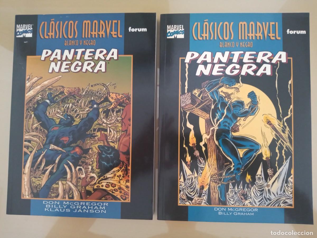 Comics: PANTERA NEGRA-CLASICOS MARVEL B/N. COMPLETA 2 VOLS