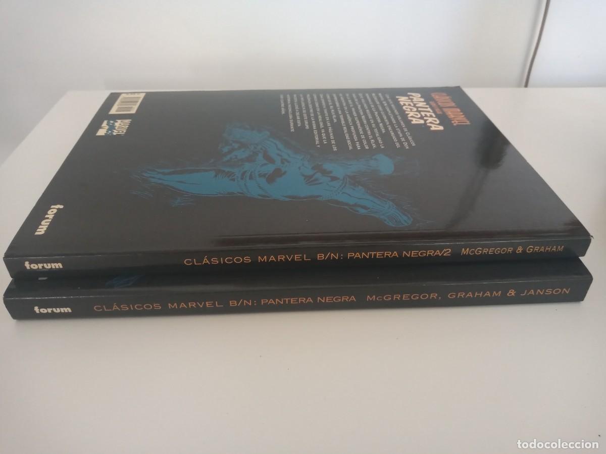 C&oacute;mics: PANTERA NEGRA-CLASICOS MARVEL B/N. COMPLETA 2 VOLS - Foto 3