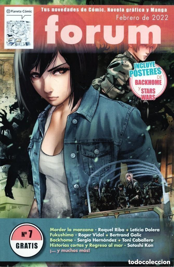 Comics : FORUM N&ordm; 7 REVISTA DE PLANETA COMIC (CON POSTERS DE BACKHOME Y STAR WARS) IMPECABLE - OFM16