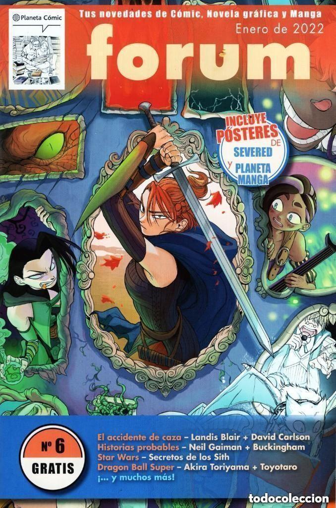 Comics : FORUM N&ordm; 6 REVISTA DE PLANETA COMIC (CON POSTERS DE SEVERED Y PLANETA MANGA) IMPECABLE - OFM16