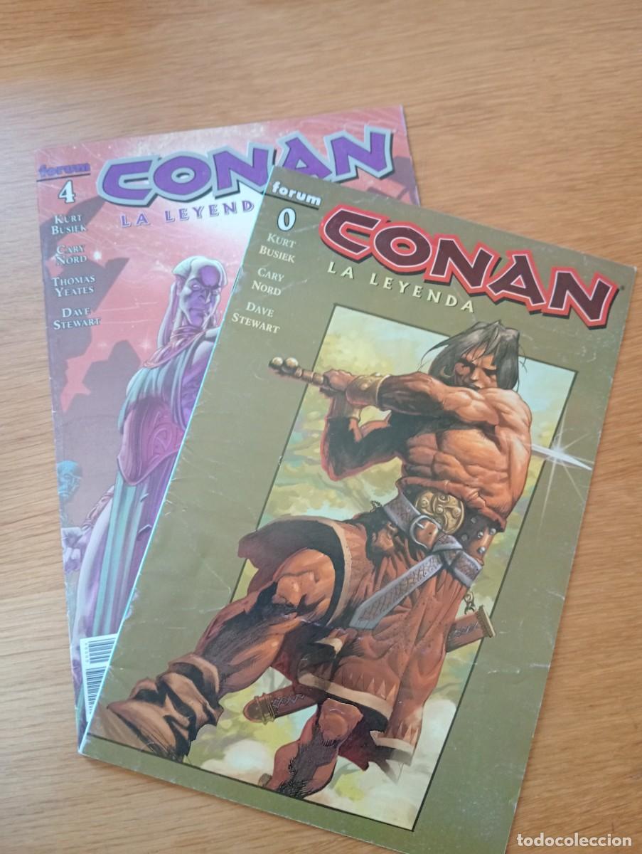 C&oacute;mics: LOTE CON DOS EJEMPLARES DE CONAN LA LEYENDA (DE 41). GRAPA. FORUM. PLANETA. 2005.