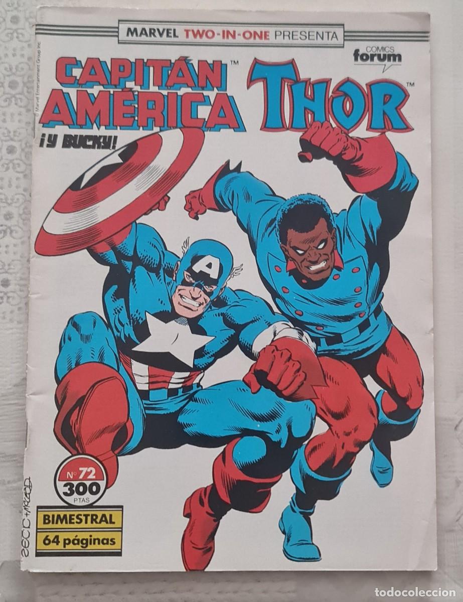 C&oacute;mics: CAPITAN AMERICA Vol 1 n&ordm; 72 de 76. Comics Forum 1992