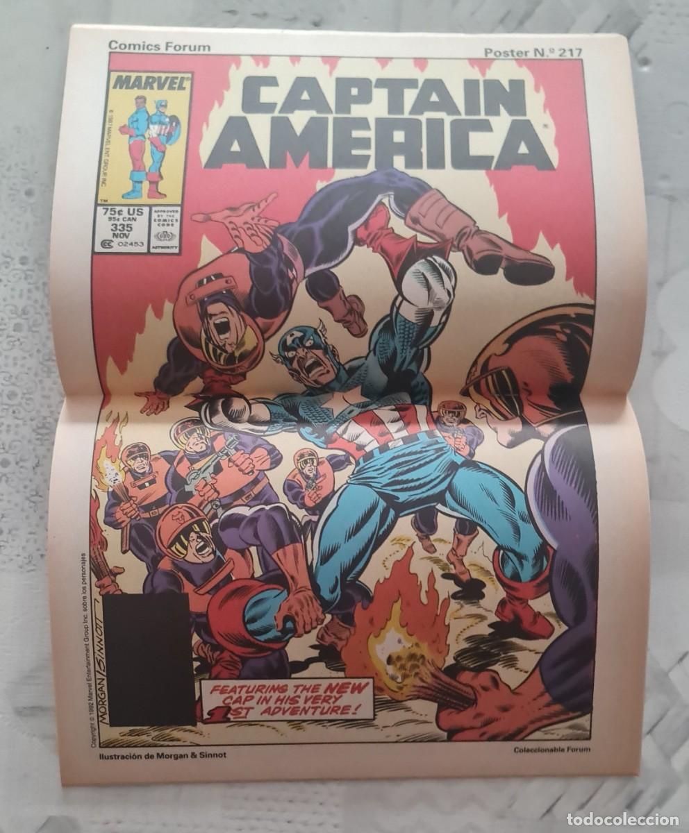 C&oacute;mics: CAPITAN AMERICA Vol 1 n&ordm; 72 de 76. Comics Forum 1992 - Foto 2