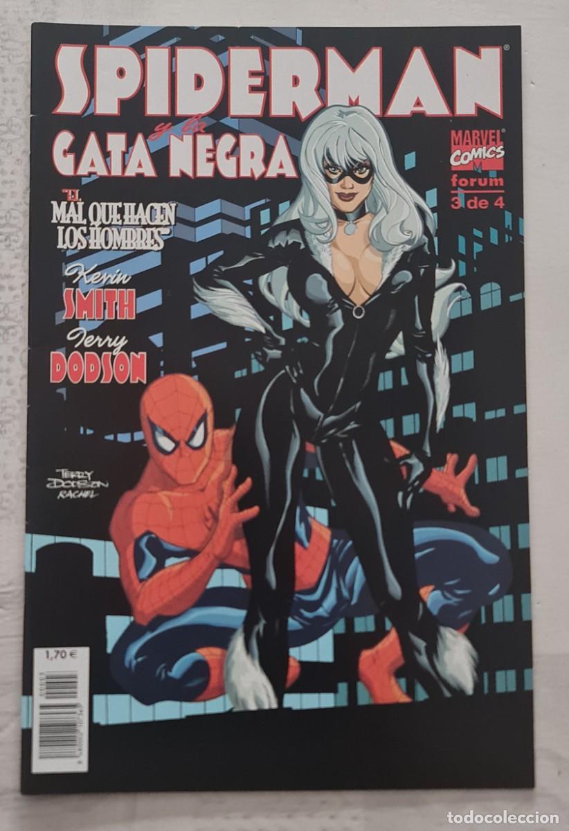 C&oacute;mics: SPIDERMAN Y LA GATA NEGRA. EL MAL QUE HACEN LOS HOMBRES n&ordm; 3 de 4. Comics Forum 2003