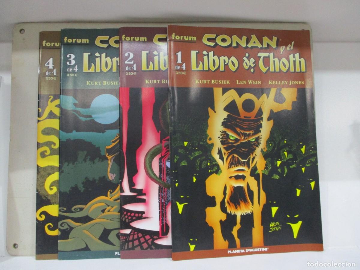 Fumetti: COLECCION COMPLETA - CONAN EL LIBRO DE THOTH - 4 NUMEROS / MINISERIE- FORUM / MARVEL