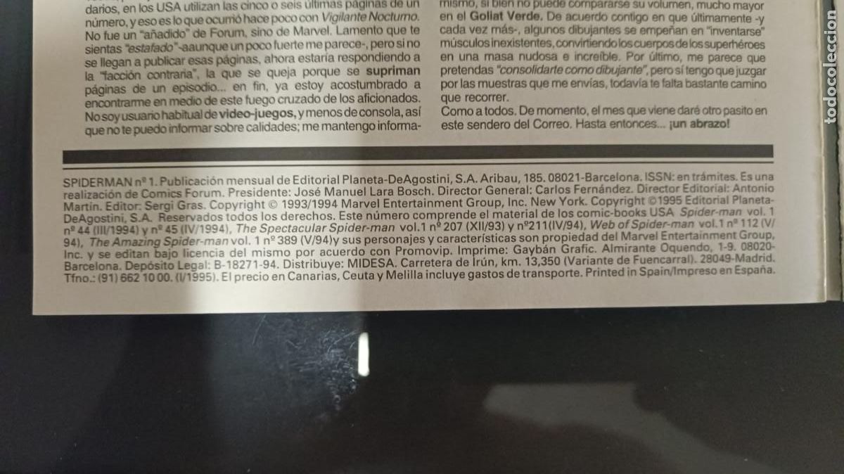 C&oacute;mics: SPIDERMAN VOL. 2 &mdash; FORUM &mdash; COLECCI&Oacute;N COMPLETA 1 AL 18 - Foto 4