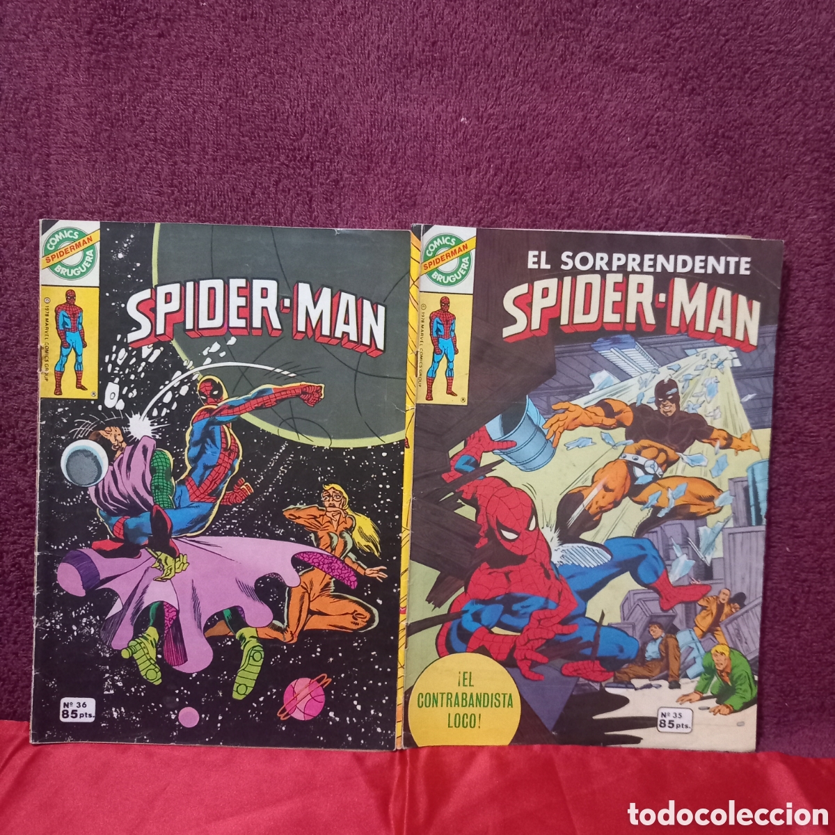 Fumetti: EL SORPRENDENTE SPIDERMAN N&deg;35 y 36(COMIC BRUGUERA SPIDERMAN)