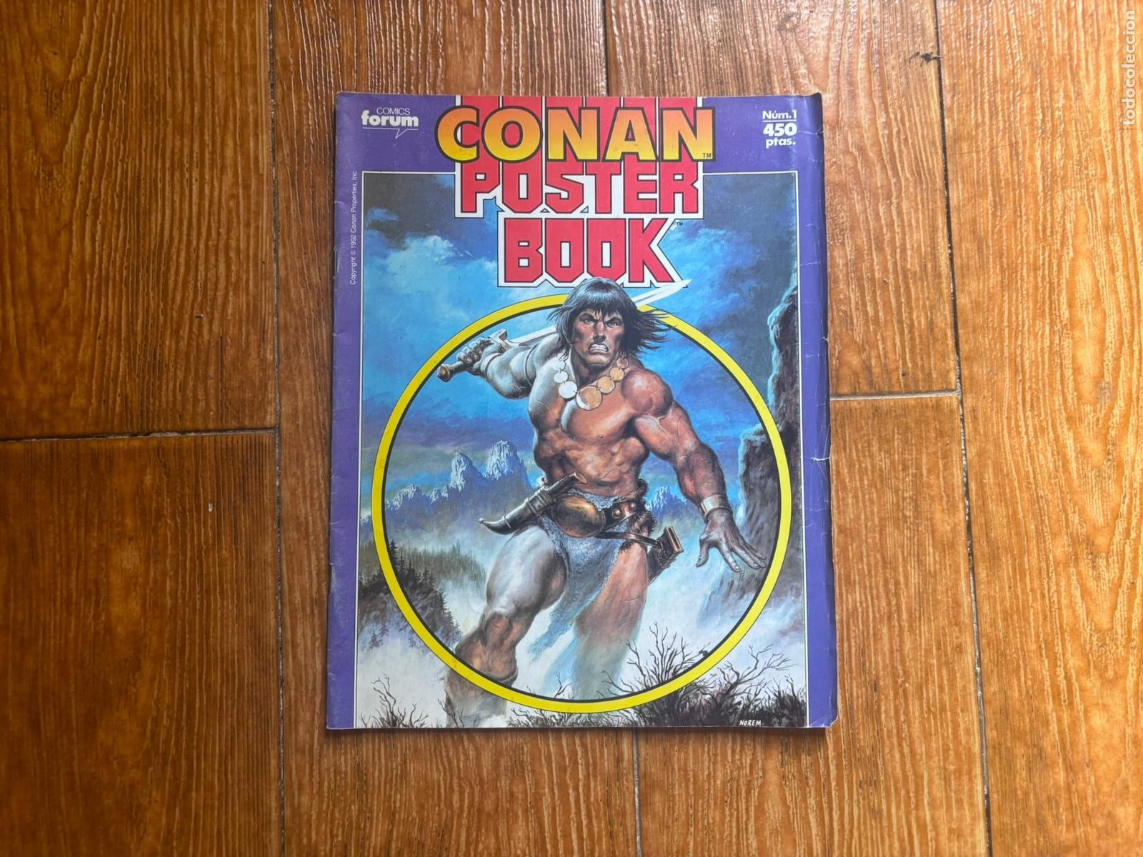 C&oacute;mics: CONAN POSTER BOOK - N&ordm; 1 EDICIONES FORUM - 1992