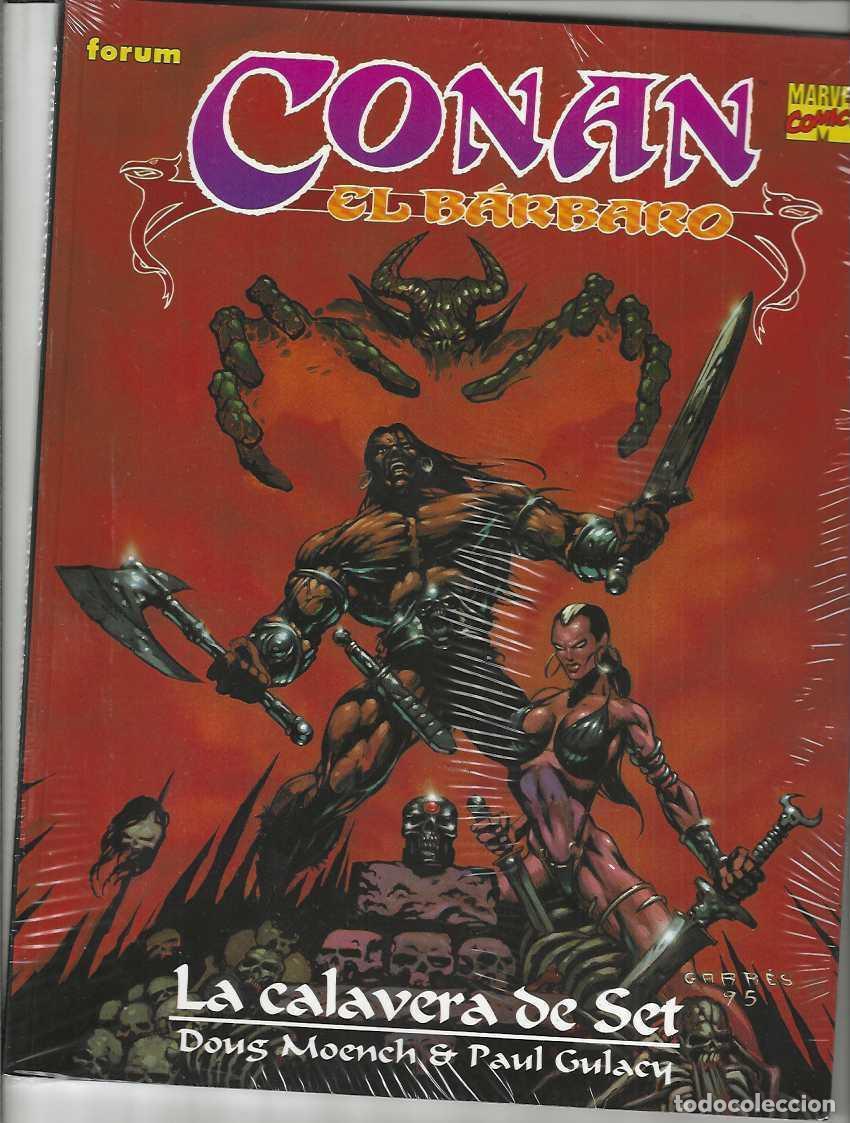 C&oacute;mics: NOVELAS GRAFICAS CONAN: LA CALAVERA DE SET - TOMO FORUM - MUY BUEN ESTADO