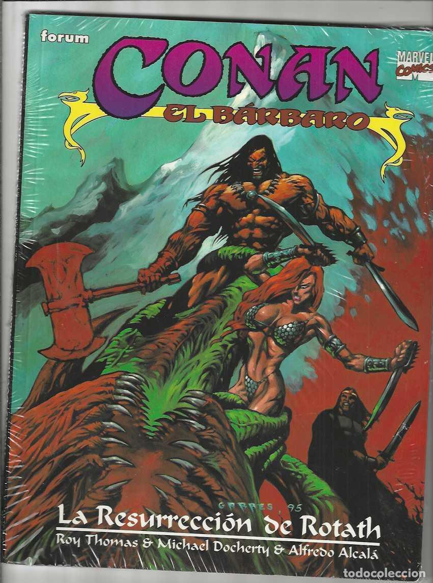C&oacute;mics: NOVELAS GRAFICAS CONAN: LA RESURRECCION DE ROTATH - TOMO FORUM - MUY BUEN ESTADO