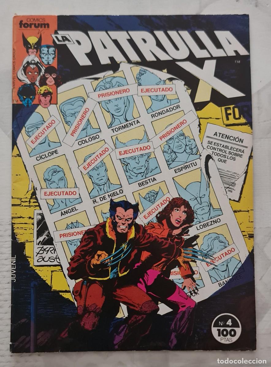 C&oacute;mics: LA PATRULLA-X Vol 1 n&ordm; 4 de Chris Claremont y John Byrne. Comics Forum 1985