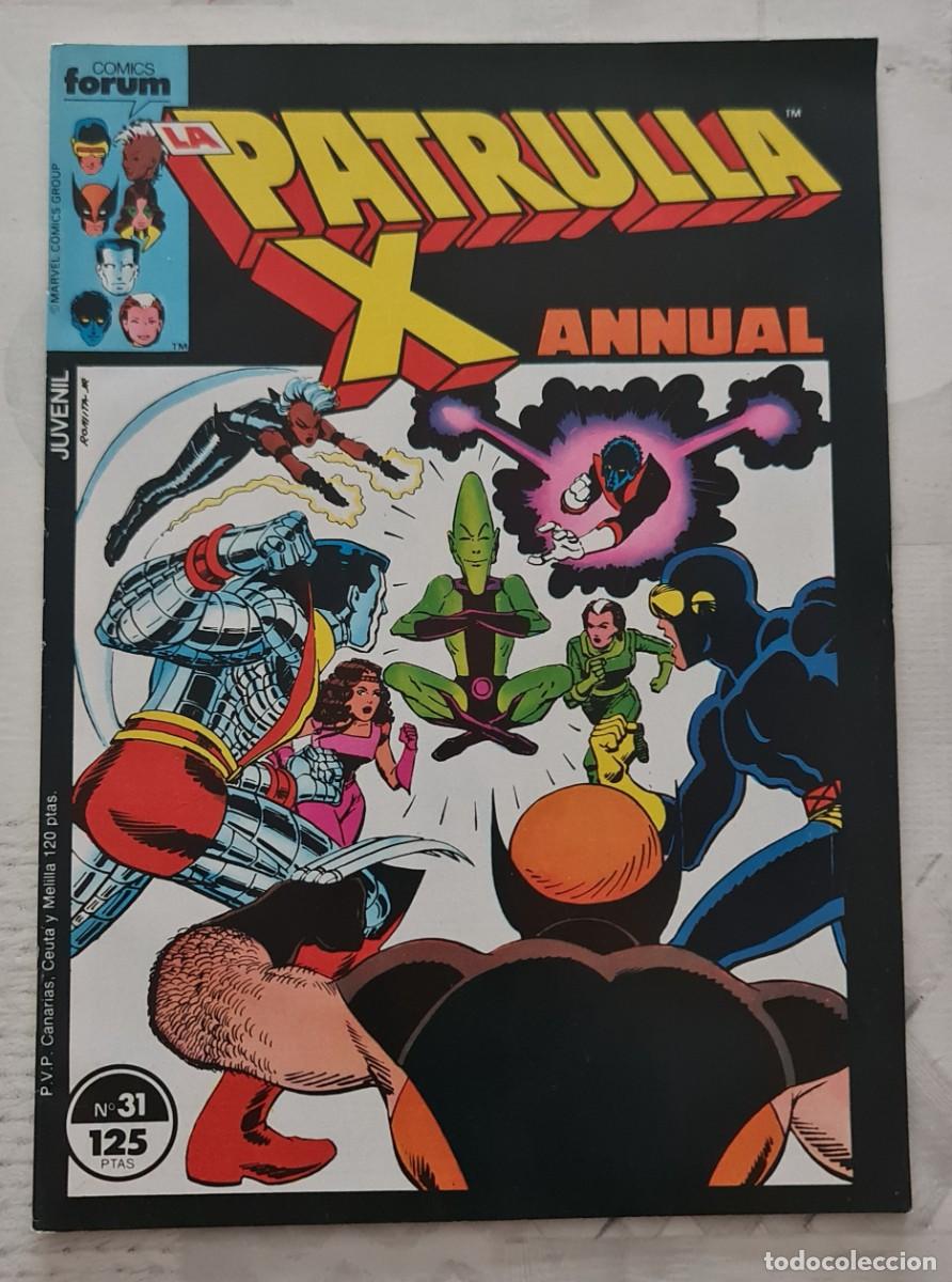 C&oacute;mics: LA PATRULLA-X Vol 1 n&ordm; 31 de Chris Claremont. Comics Forum 1986