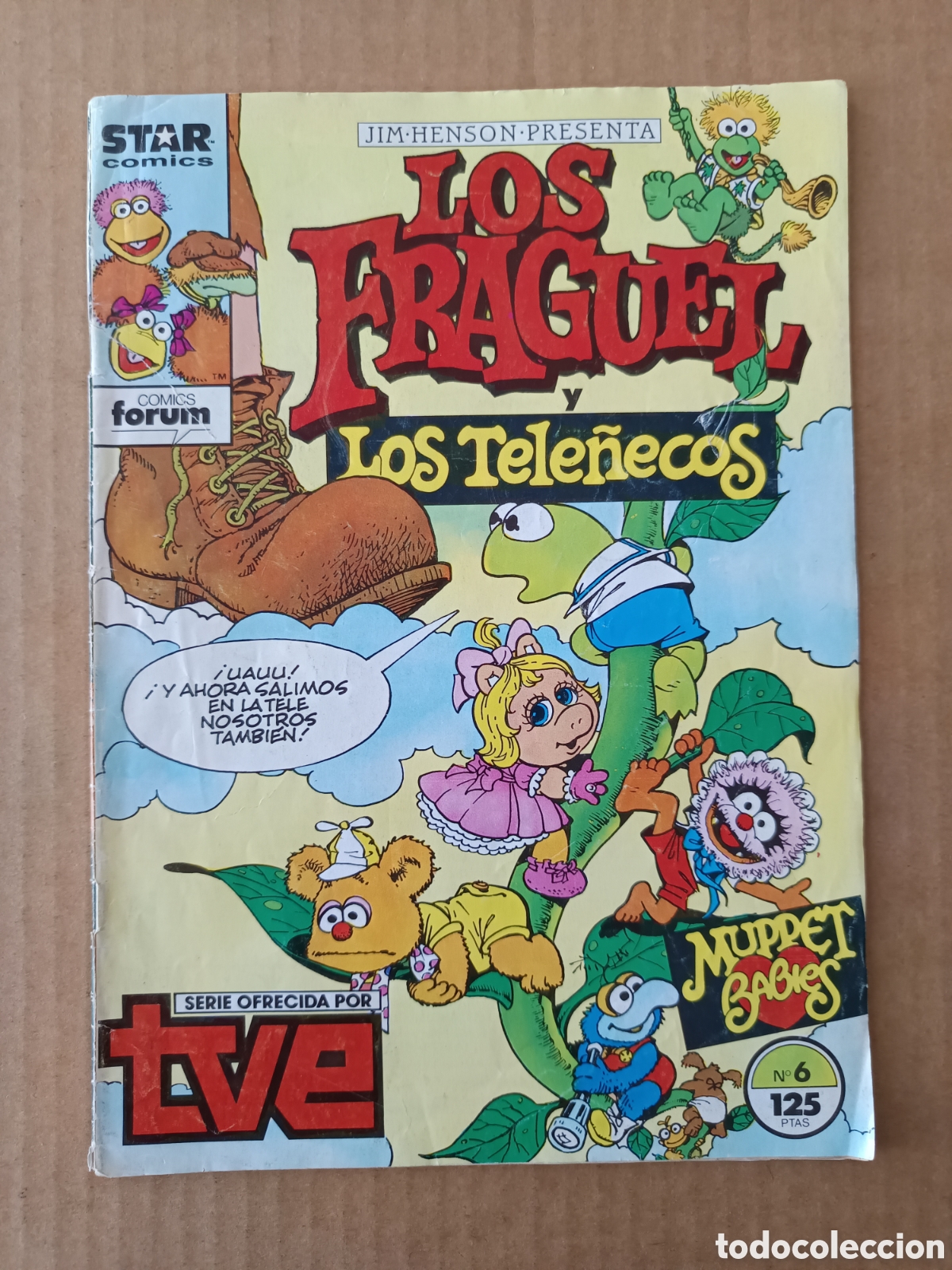 C&oacute;mics: Jim Henson Presenta Los Fraguel y Los Tele&ntilde;ecos n&deg;6 (Star C&oacute;mics/Forum, 1986). Con los Muppet Babies