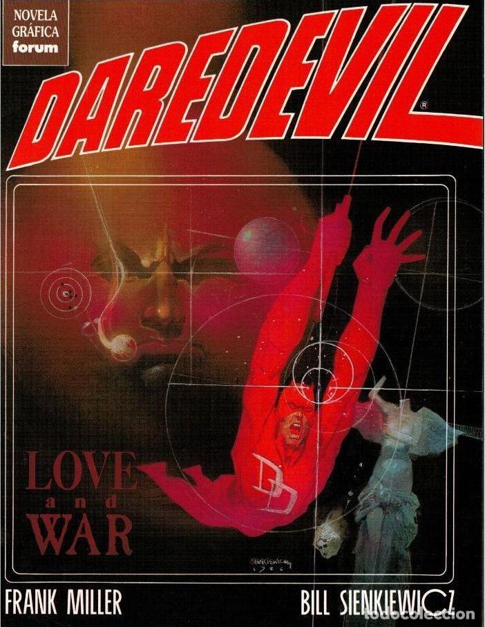 C&oacute;mics: DAREDEVIL : LOVE AND WAR (de FRANK MILLER & SIENKIEWICZ ). FORUM 1992
