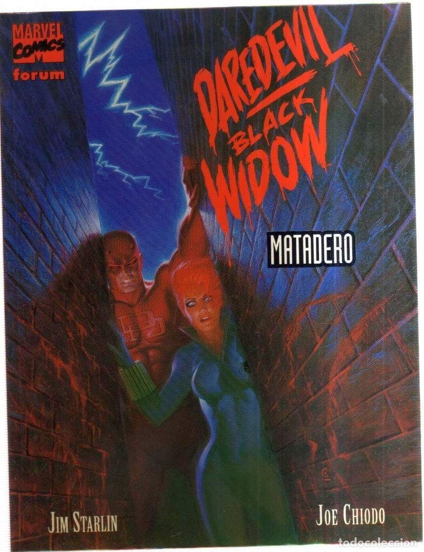 C&oacute;mics: Daredevil y Viuda Negra : Matadero .(de Jim Starlin & Joe Chiodo.) FORUM 1996
