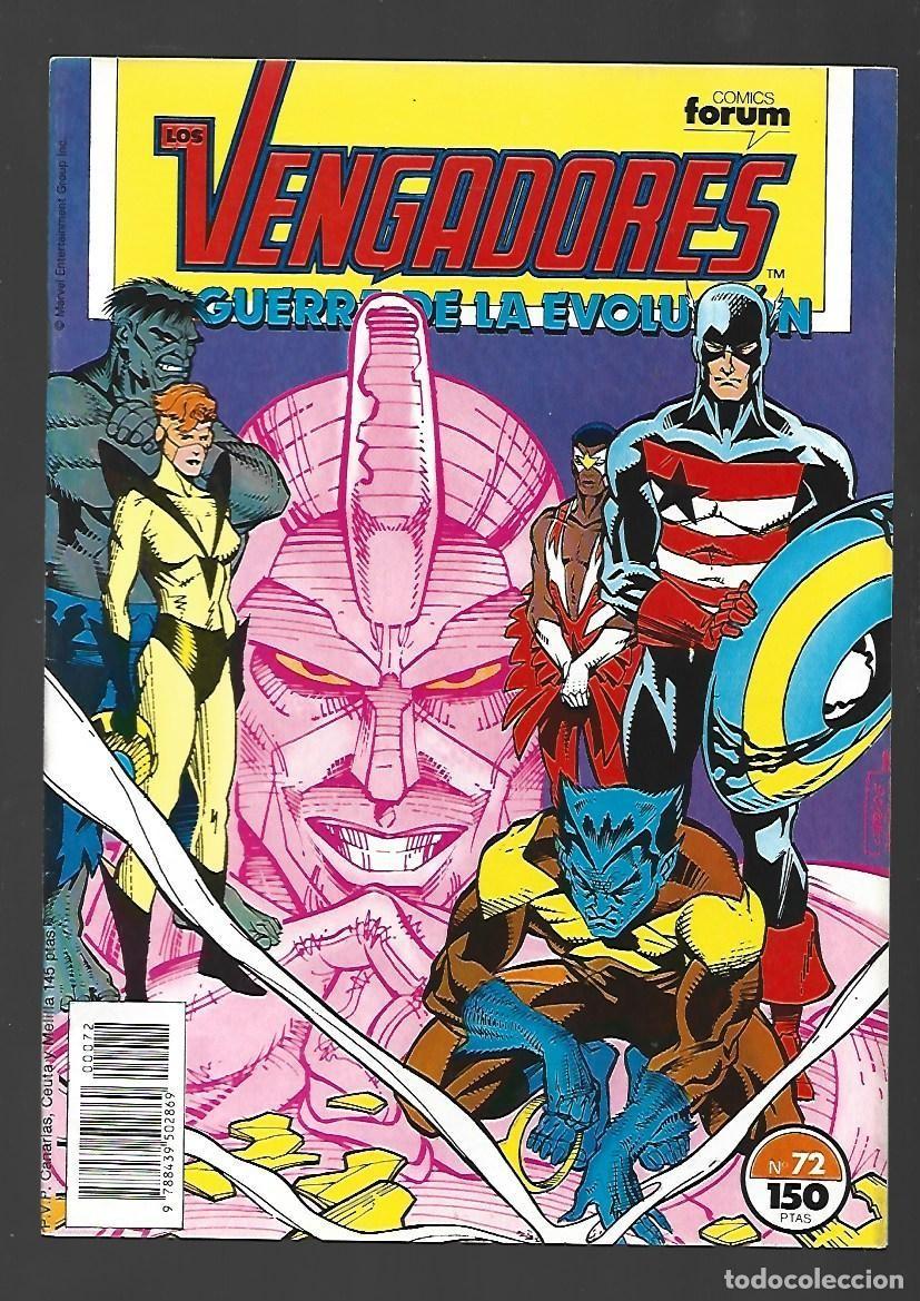 C&oacute;mics: Los Vengadores, 72: guerra de la evoluci&oacute;n, 1989, Forum, muy buen estado