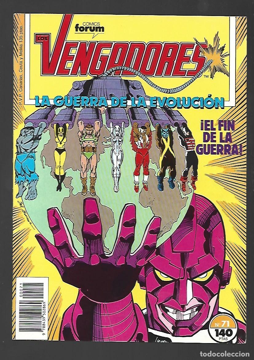 C&oacute;mics: Los Vengadores, 71: la guerra de la evoliuci&oacute;n, 1988, Forum, muy buen estado