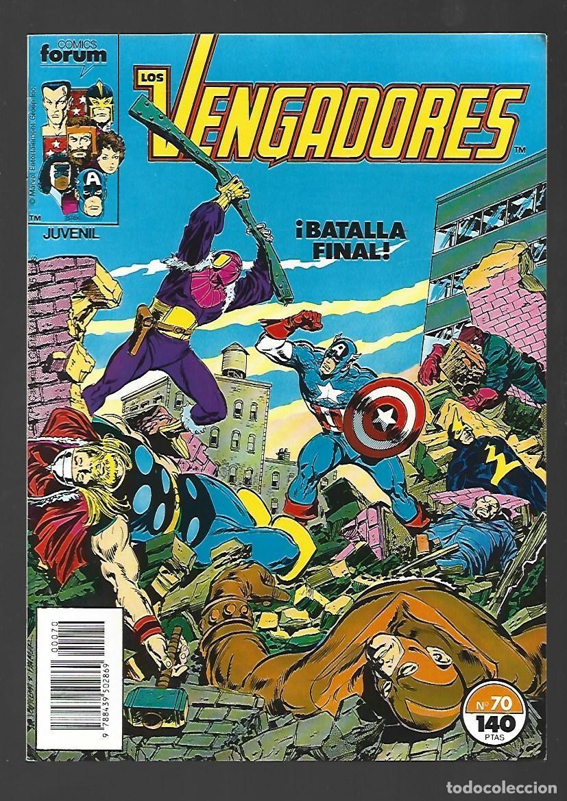 C&oacute;mics: Los Vengadores, 70, 1988, Forum, muy buen estado