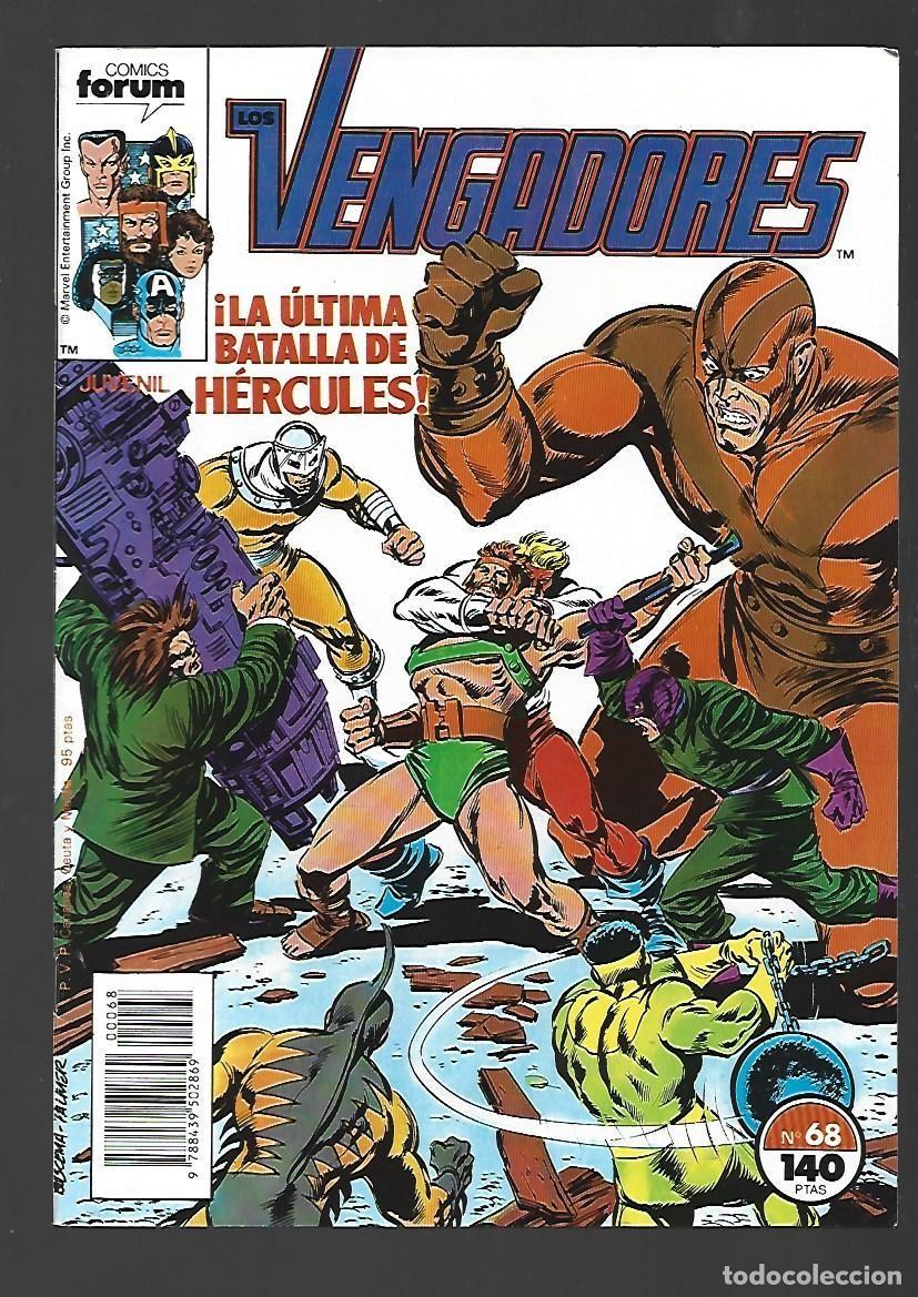 C&oacute;mics: Los Vengadores, 68, 1988, Forum, muy buen estado