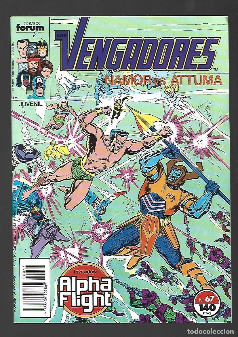 C&oacute;mics: Los Vengadores, 67, 1988, Forum, muy buen estado
