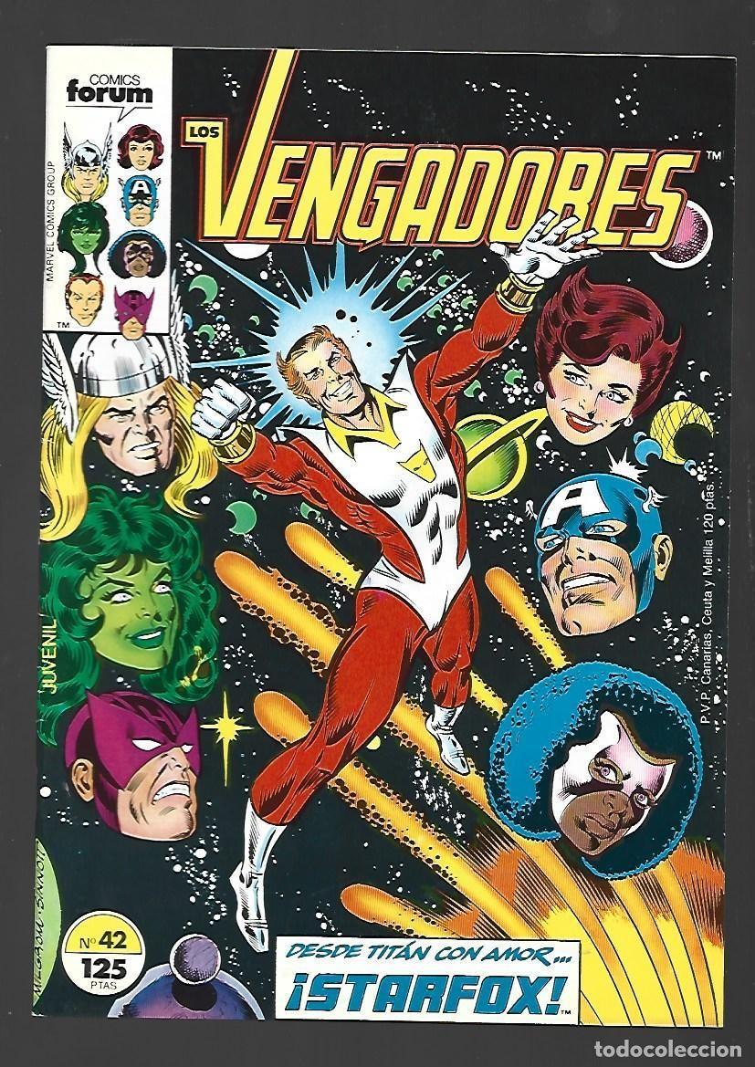 C&oacute;mics: Los Vengadores, 42, 1986, Forum, muy buen estado
